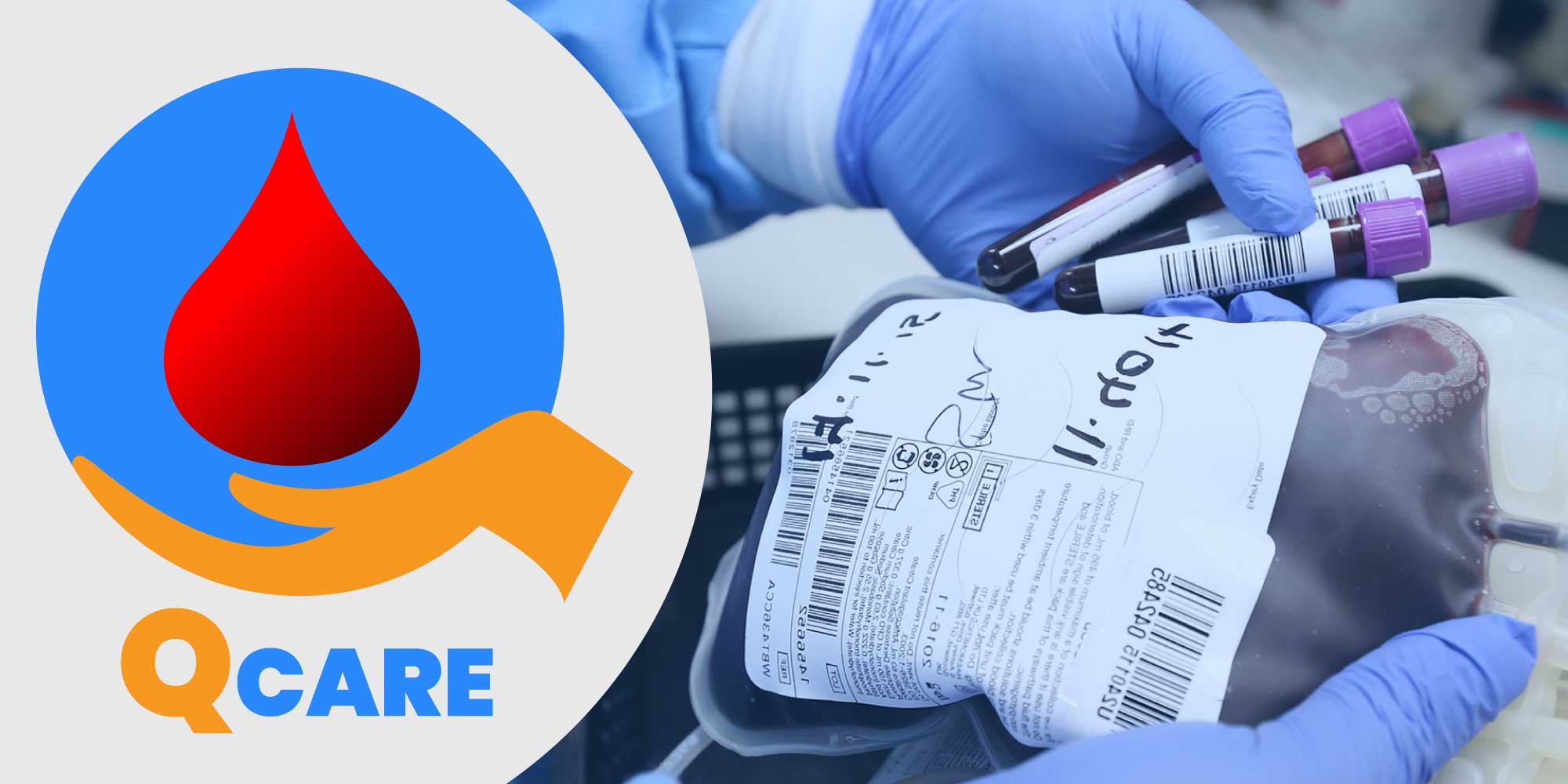 qcare blood bank management application