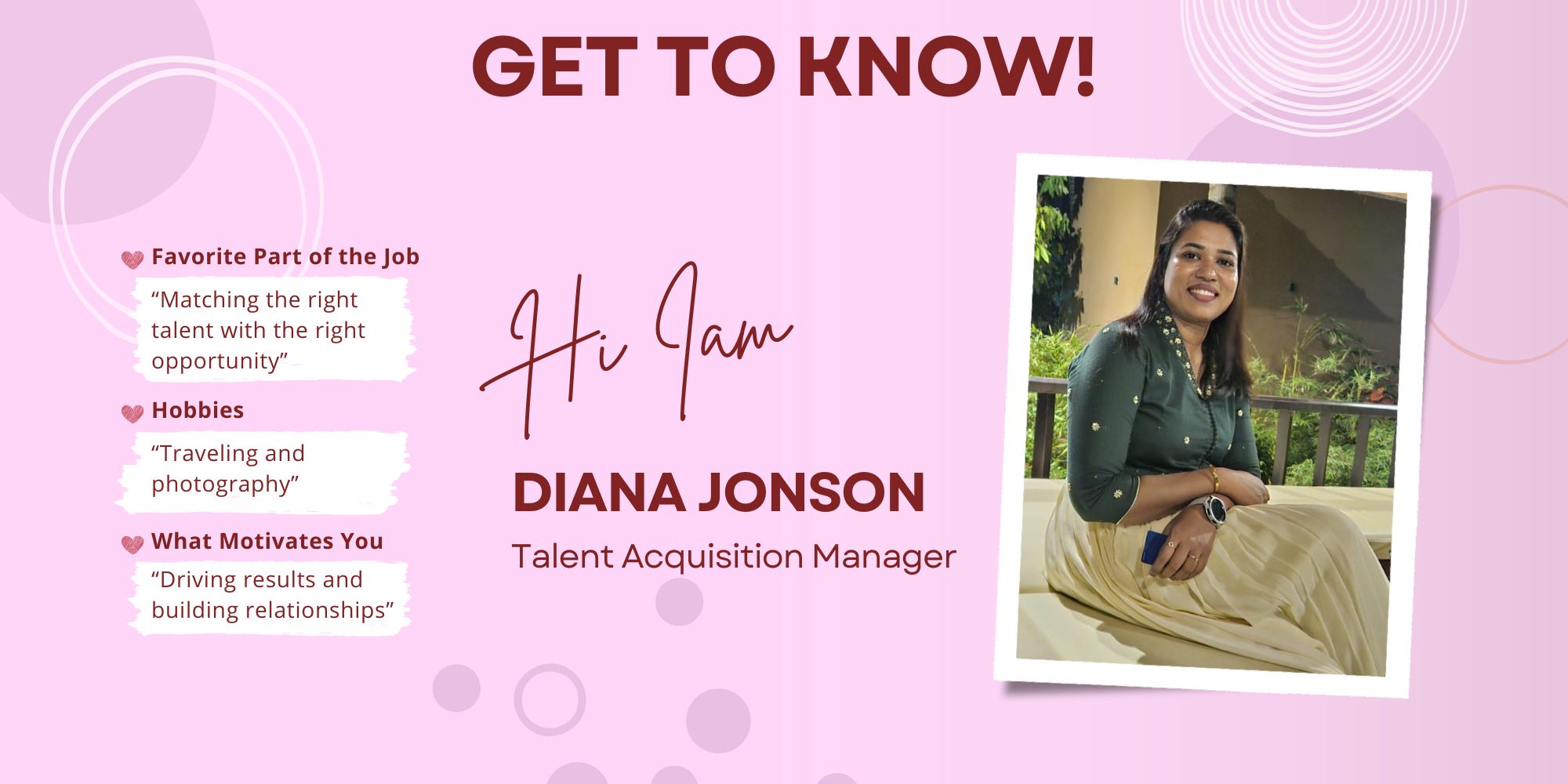 Get to Know: Diana Jonson, Talent Acquisition Manager at CloudQ