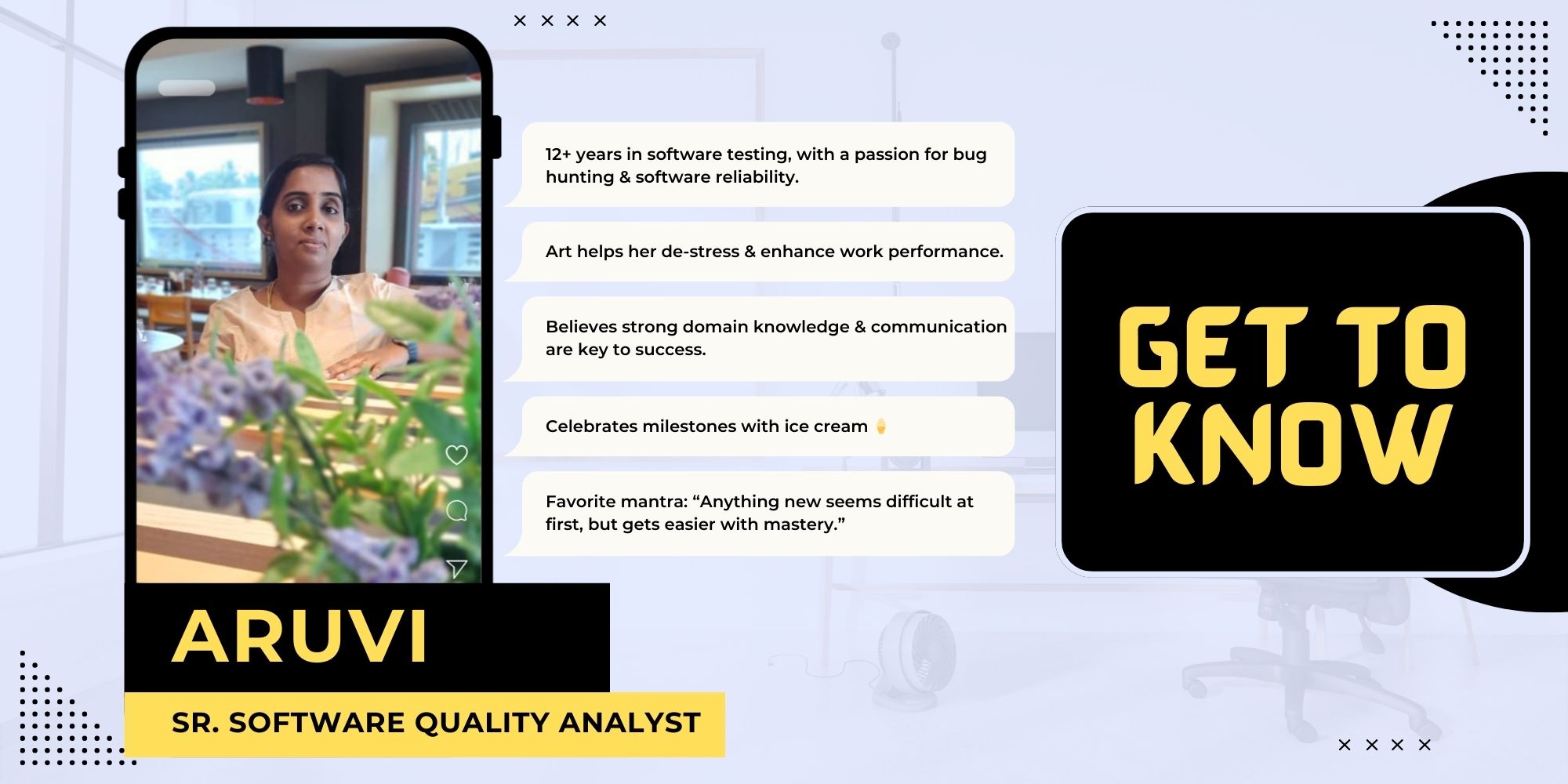 Get to Know Aruvi, Senior Software Quality Analyst at CloudQ